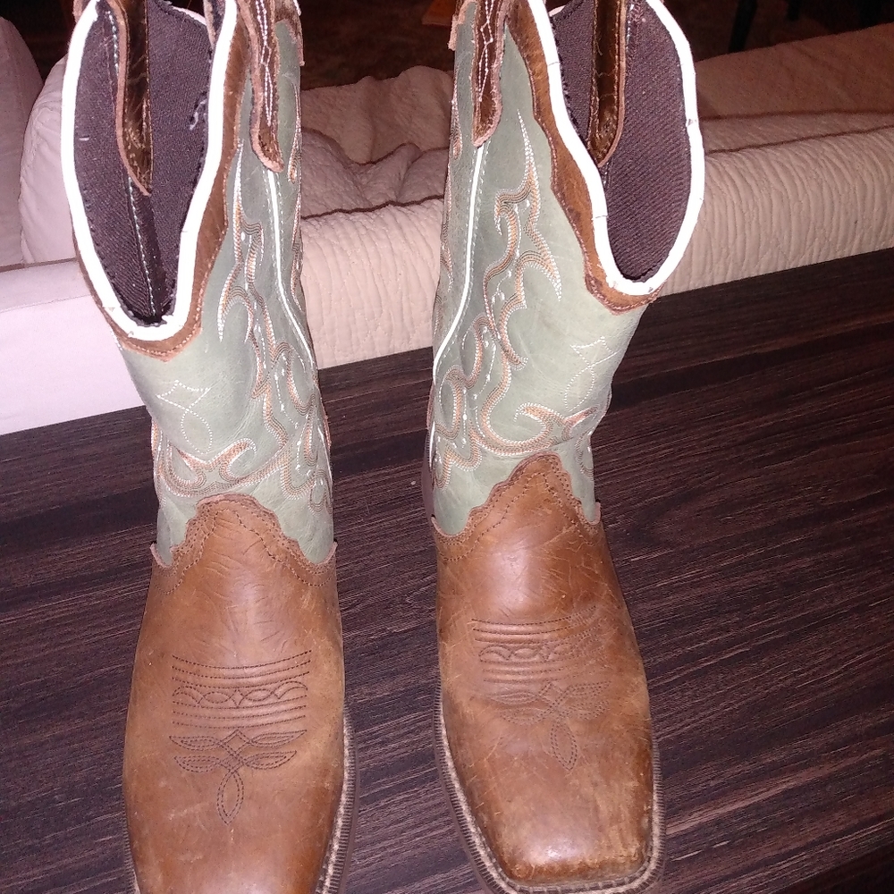 WMNS Justin Gypsy turquoise boots